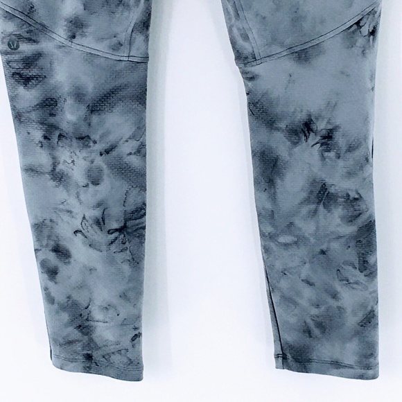 Lululemon Mens Textured Tech Pant Gray Tapered Training Running Jogger Sz L - Picture 10 of 11